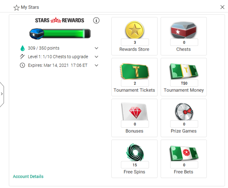 My Pokerstars Rewards