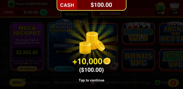 Online casino bonus