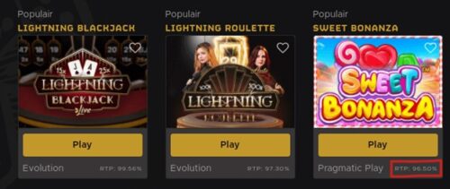 lightning blackjack bij Fair Play Online